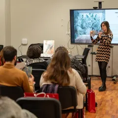 Habitami showroom evento tecnografica italian wallcoverings